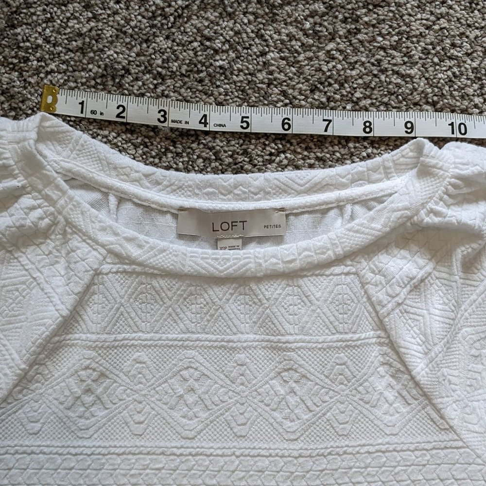 Loft Petites Patterned Blouse - Picture 8 of 10